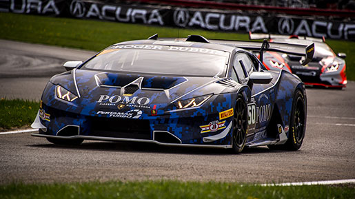 Lamborghini Super Trofeo Cars on track